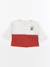 Tee-shirt - 6 mois Beige, rouge 1 - vertbaudet enfant 