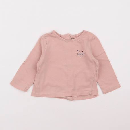 Tee-shirt - 3 mois Rose 1 - vertbaudet enfant 