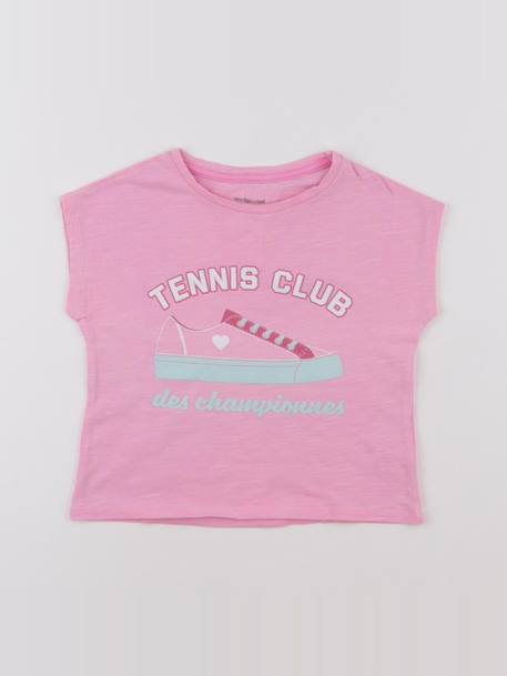 Tee-shirt - 4 ans Rose 1 - vertbaudet enfant 