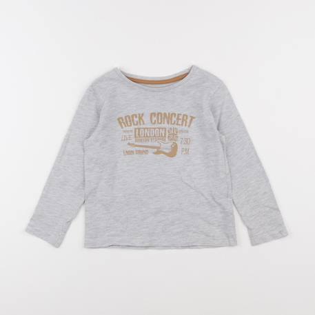 Tee-shirt - 4 ans Gris 1 - vertbaudet enfant 
