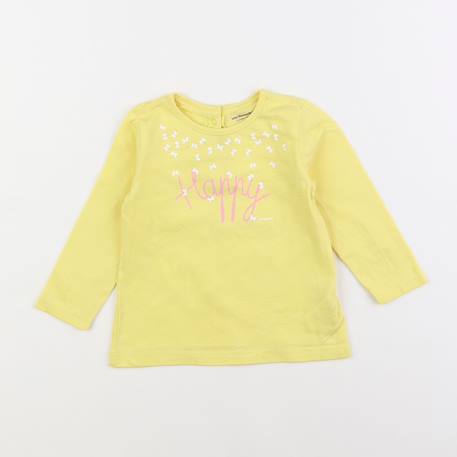 Tee-shirt - 12 mois Jaune 1 - vertbaudet enfant 