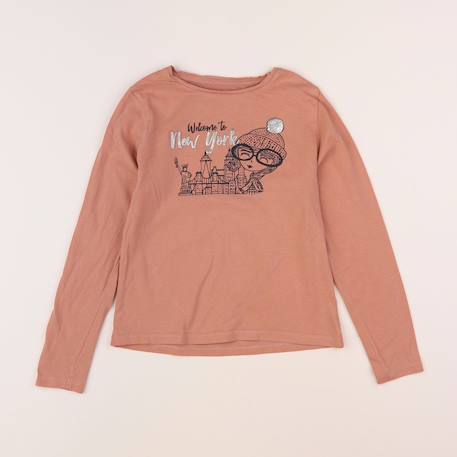 Tee-shirt - 8 ans Rose 1 - vertbaudet enfant 