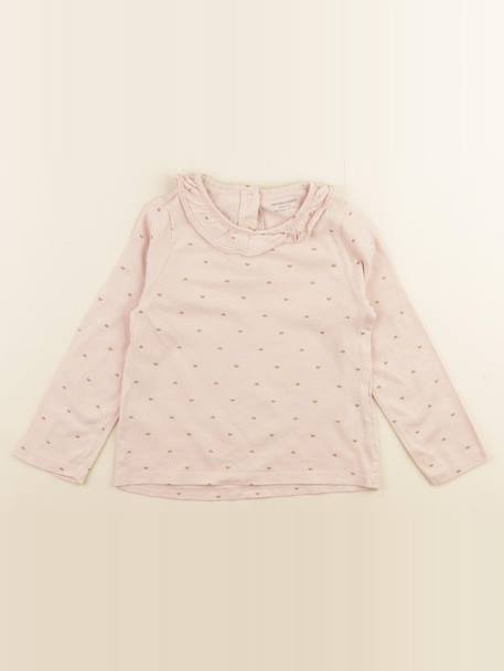 Tee-shirt - 36 mois Rose, or 1 - vertbaudet enfant 