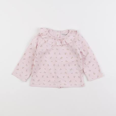 Tee-shirt - 9 mois Rose 1 - vertbaudet enfant 