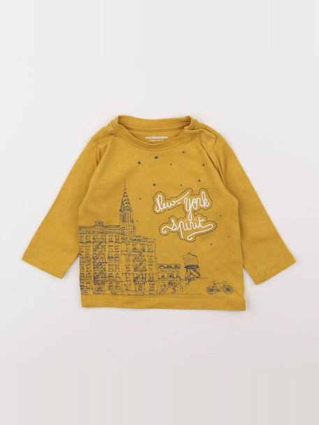 Tee-shirt - 3 mois Jaune 1 - vertbaudet enfant 