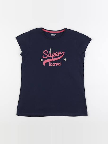 Tee-shirt - 12 ans Bleu 1 - vertbaudet enfant 