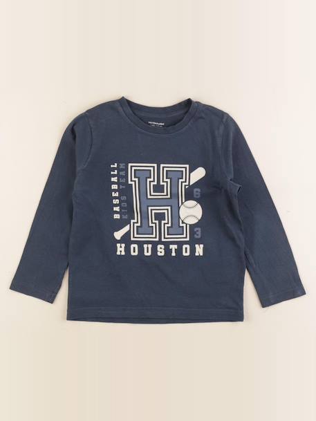 Tee-shirt - 5 ans Bleu 1 - vertbaudet enfant 