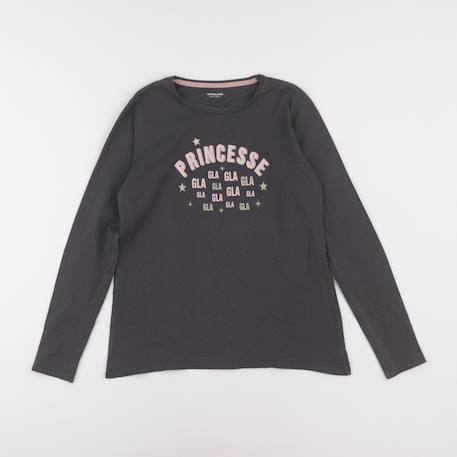 Tee-shirt - 12 ans Taupe 1 - vertbaudet enfant 