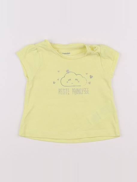 Tee-shirt - 3 mois Jaune 1 - vertbaudet enfant 