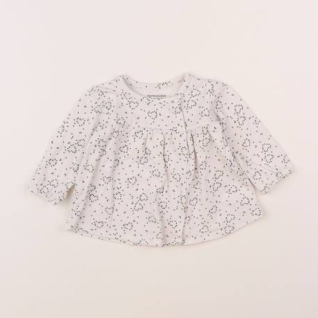 Tee-shirt - 3 mois Blanc 1 - vertbaudet enfant 