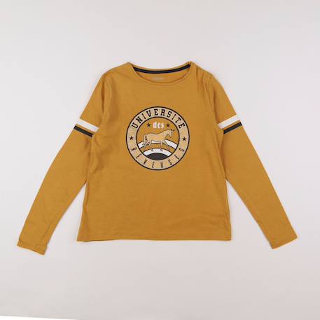 Tee-shirt - 10 ans Jaune, or 1 - vertbaudet enfant 