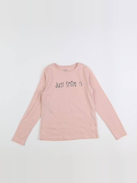 Tee-shirt - 8 ans Rose 1 - vertbaudet enfant 