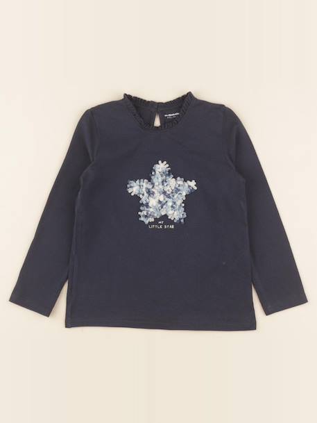 Tee-shirt - 4 ans Bleu 1 - vertbaudet enfant 