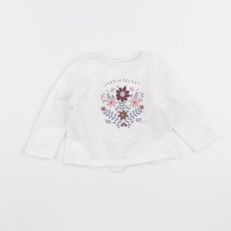 Tee-shirt - 6 mois Blanc 1 - vertbaudet enfant 