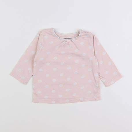 Tee-shirt - 9 mois Rose 1 - vertbaudet enfant 