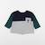 Tee-shirt - 6 mois Bleu, gris 1 - vertbaudet enfant 