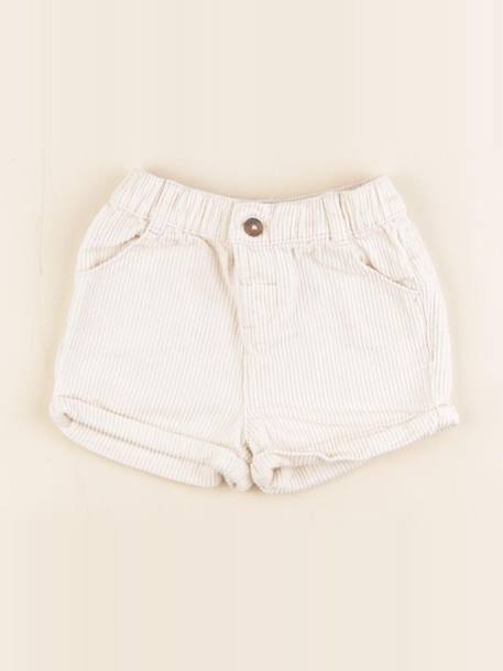Short - 9 mois Blanc 1 - vertbaudet enfant 
