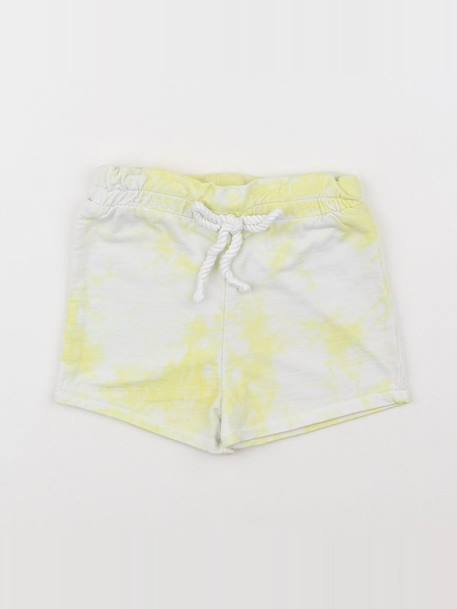 Short - 12 mois Blanc, jaune 1 - vertbaudet enfant 