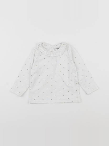 Tee-shirt - 12 mois Blanc 1 - vertbaudet enfant 