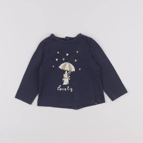 Tee-shirt - 6 mois Bleu 1 - vertbaudet enfant 