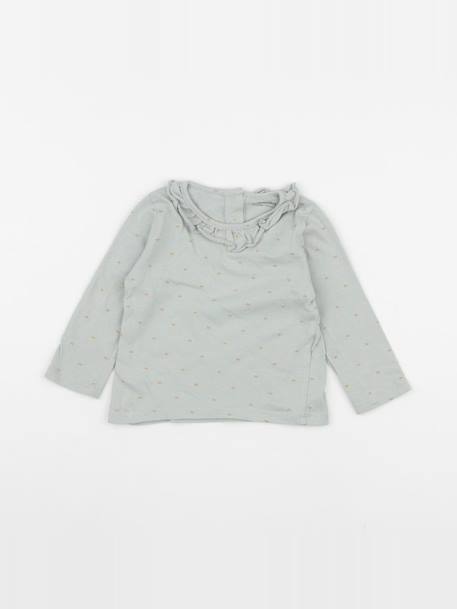 Tee-shirt - 12 mois Vert 1 - vertbaudet enfant 