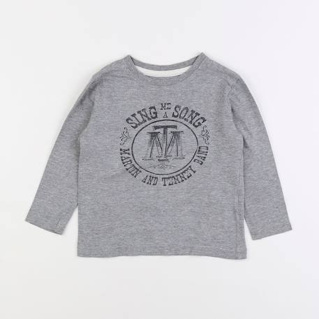 Tee-shirt - 3 ans Gris 1 - vertbaudet enfant 