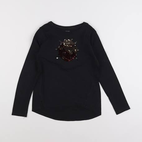 Tee-shirt - 8 ans Noir, or 1 - vertbaudet enfant 