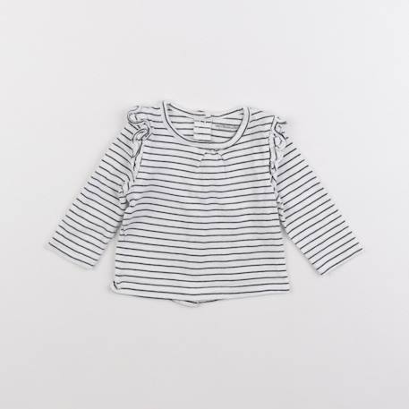 Tee-shirt - 3 mois Blanc 1 - vertbaudet enfant 