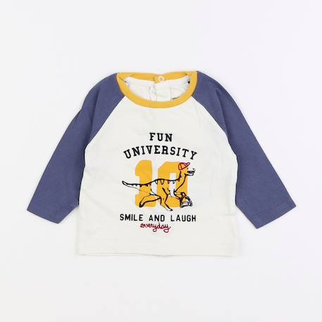 Tee-shirt - 3 mois Bleu 1 - vertbaudet enfant 