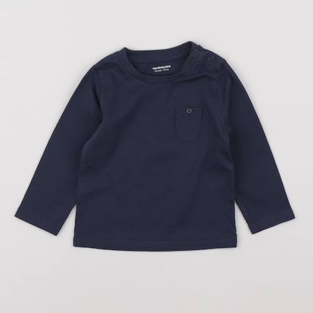 Tee-shirt - 12 mois Bleu 1 - vertbaudet enfant 