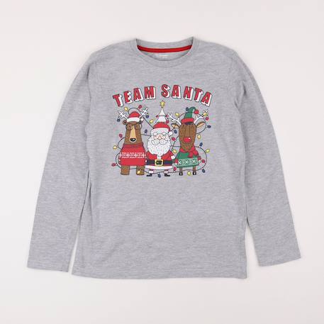 Tee-shirt - 12 ans Gris 1 - vertbaudet enfant 