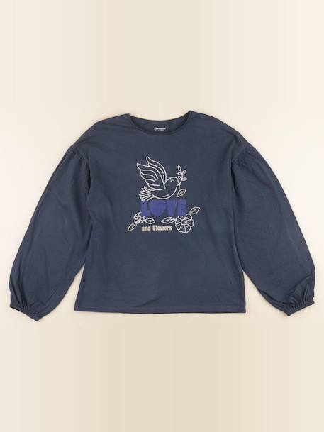 Tee-shirt - 14 ans Bleu 1 - vertbaudet enfant 