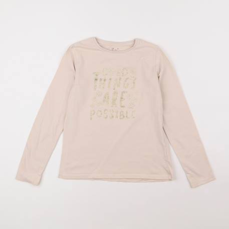 Tee-shirt - 10 ans Beige 1 - vertbaudet enfant 