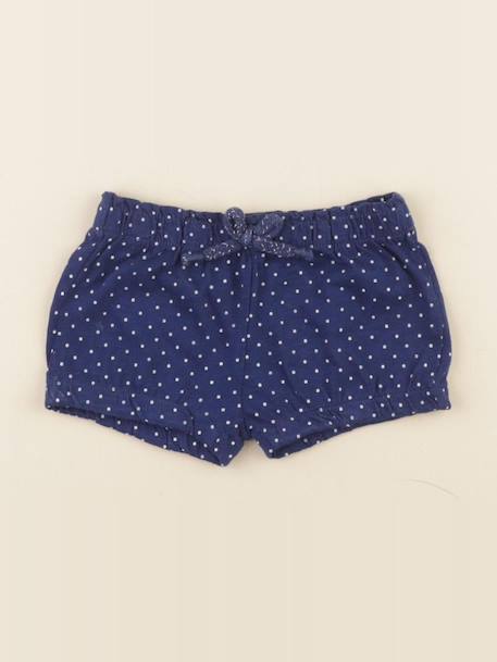 Short - 6 mois Blanc, bleu 1 - vertbaudet enfant 