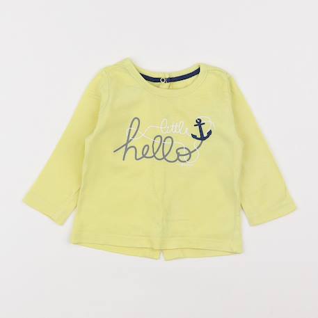 Tee-shirt - 6 mois Jaune 1 - vertbaudet enfant 