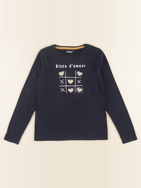 Tee-shirt - 8 ans Bleu 1 - vertbaudet enfant 