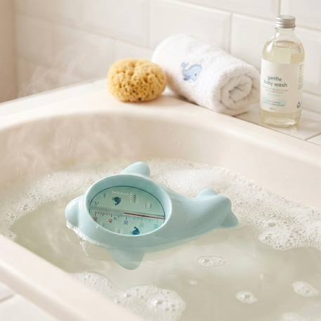 Thermomètre de bain baleine Bleu 2 - vertbaudet enfant 