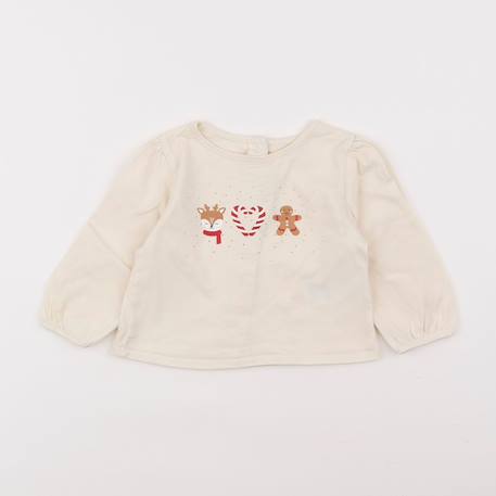 Tee-shirt - 9 mois Beige 1 - vertbaudet enfant 