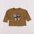 Tee-shirt - 3 mois Marron 1 - vertbaudet enfant 