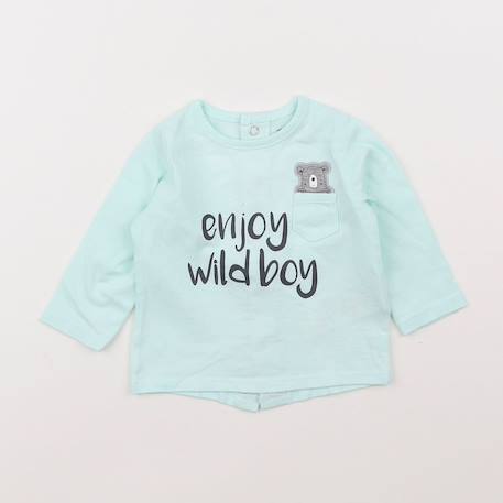 Tee-shirt - 3 mois Bleu 1 - vertbaudet enfant 