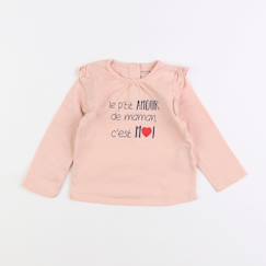 Seconde main-Fille-T-shirt, sous pull-Tee-shirt - 12 mois