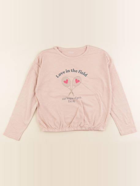 Tee-shirt - 8 ans Rose 1 - vertbaudet enfant 
