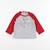 Tee-shirt - 12 mois Gris, rouge 1 - vertbaudet enfant 