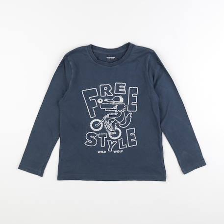 Tee-shirt - 8 ans Bleu 1 - vertbaudet enfant 
