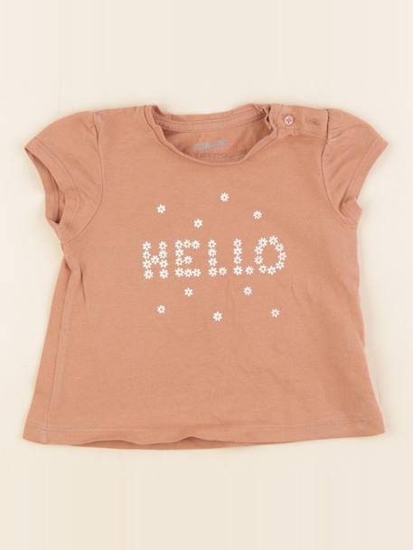 Tee-shirt - 9 mois Marron 1 - vertbaudet enfant 