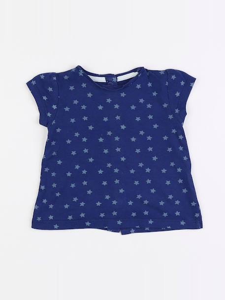 Tee-shirt - 6 mois Bleu 1 - vertbaudet enfant 