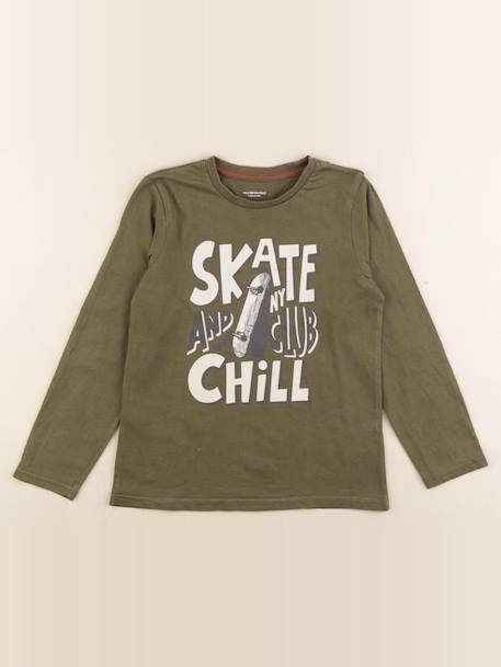 Tee-shirt - 8 ans Vert 1 - vertbaudet enfant 