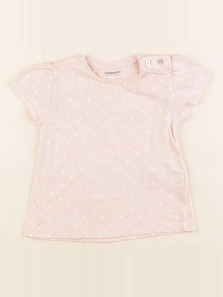Tee-shirt - 18 mois Rose 1 - vertbaudet enfant 