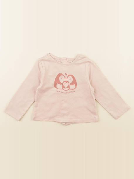 Tee-shirt - 6 mois Rose 1 - vertbaudet enfant 