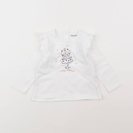 Tee-shirt - 12 mois Blanc 1 - vertbaudet enfant 
